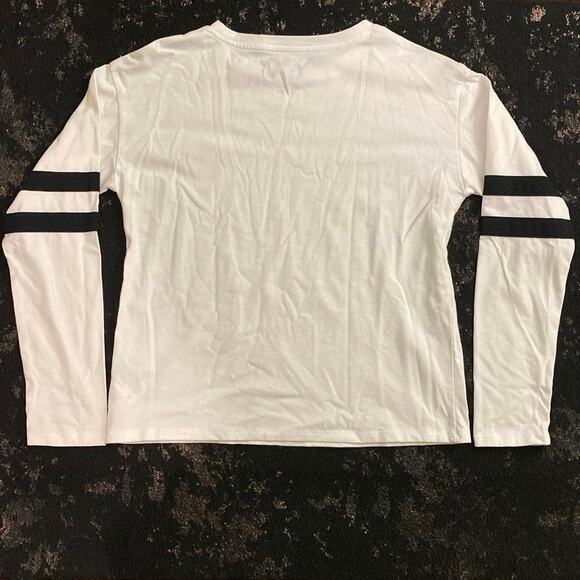 More Than Magic Shirt Lightning Bolt Large 10/12 Girls/Juniors White Black - Picture 8 of 9